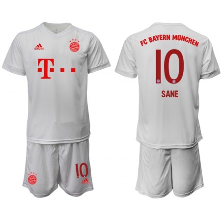 Fußballtrikots FC Bayern München Leroy Sane 10 Kinder 2020-2021 Kurzarm Auswärts-trikot kaufen